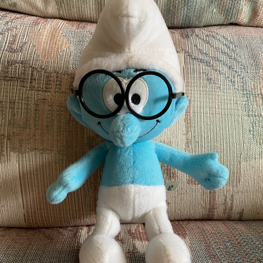 Smurf plush